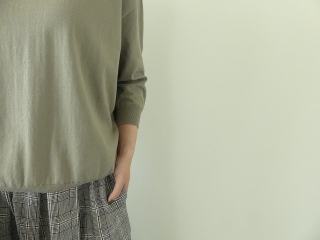 LinenYa(リネンヤ) クルーネック7分袖ニットの商品画像23