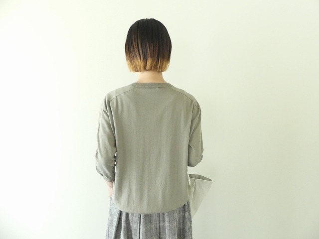 LinenYa(リネンヤ) クルーネック7分袖ニットの商品画像5