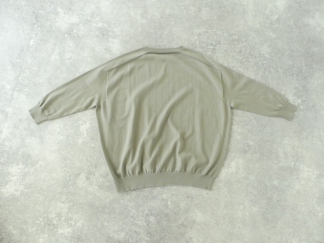 LinenYa(リネンヤ) クルーネック7分袖ニットの商品画像8