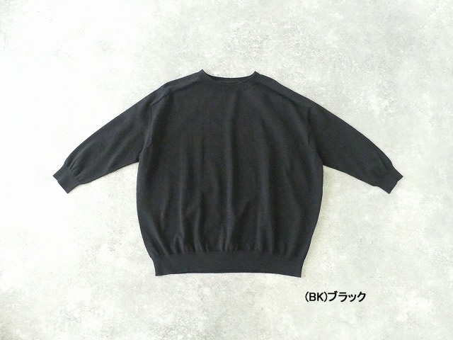 LinenYa(リネンヤ) クルーネック7分袖ニットの商品画像9