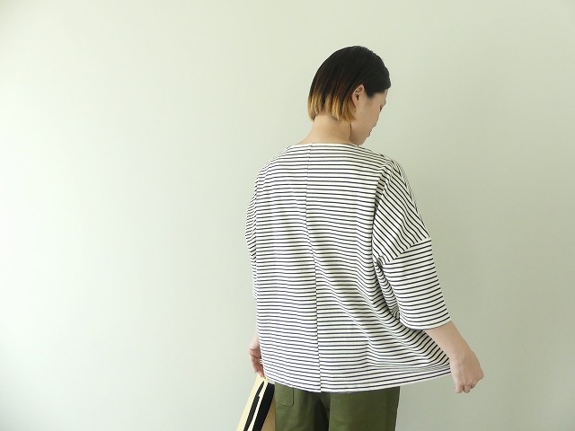 LinenYa(リネンヤ) デラヴェボーダー7分袖Tシャツの商品画像10
