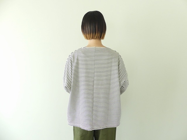 LinenYa(リネンヤ) デラヴェボーダー7分袖Tシャツの商品画像12