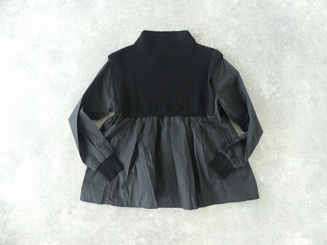 maomade(マオメイド) 異素材切替しゃかしゃかブラウスの商品画像12