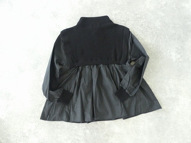 maomade(マオメイド) 異素材切替しゃかしゃかブラウスの商品画像14