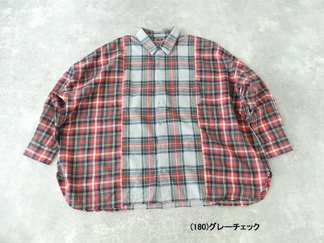 UNIVERSAL TISSU(ユニヴァーサル ティシュ) ネルチェックレギュラーシャツの商品画像13