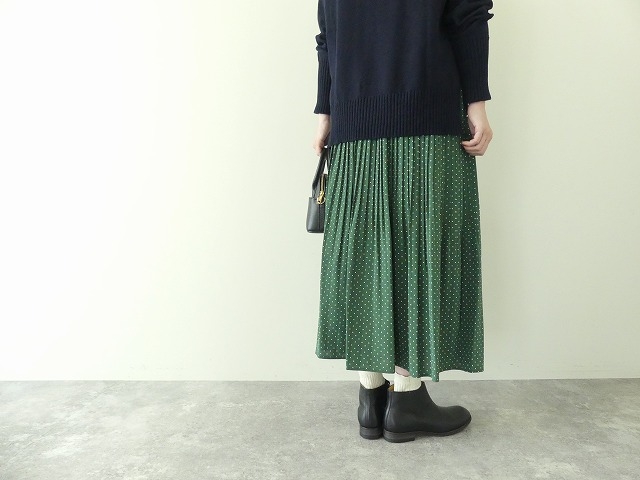 sosotto(ソソット) ドットプリントプリーツスカートの商品画像10