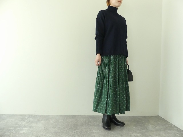 sosotto(ソソット) ドットプリントプリーツスカートの商品画像3