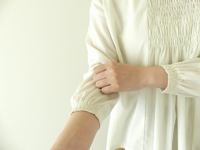 evam eva(エヴァムエヴァ) shirring pulloverの商品画像8