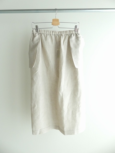 R&D.M(オールドマンズテーラー) DENSELY LINEN HANGING POCKET SKIRTの商品画像2