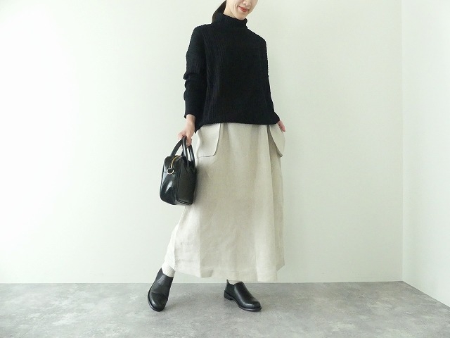 R&D.M(オールドマンズテーラー) DENSELY LINEN HANGING POCKET SKIRTの商品画像7