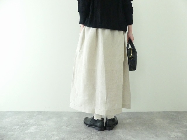 R&D.M(オールドマンズテーラー) DENSELY LINEN HANGING POCKET SKIRTの商品画像9