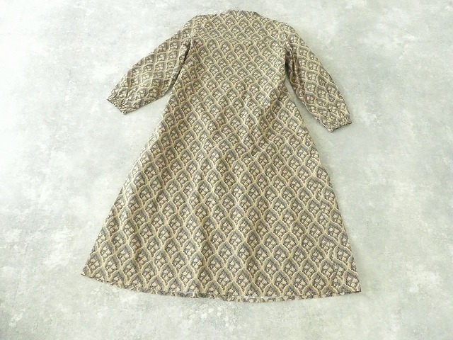 sosotto(ソソット) 花柄プリントウエーブピンタックウエストドロストワンピースの商品画像18
