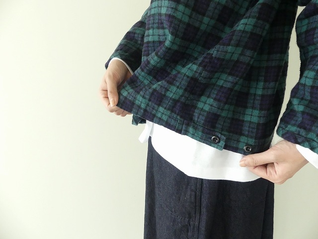 SARAHWEAR(サラウェア) SPACE MOO Brushed Linen Tartan　C/D ブラッシュドリネンタータンカーディガンの商品画像10