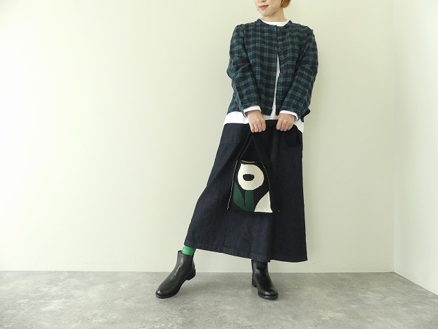 SARAHWEAR(サラウェア) SPACE MOO Brushed Linen Tartan　C/D ブラッシュドリネンタータンカーディガンの商品画像9