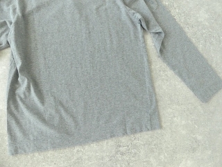 homspun(ホームスパン) 天竺長袖Tシャツ　(3)TOPミディアムグレーの商品画像34