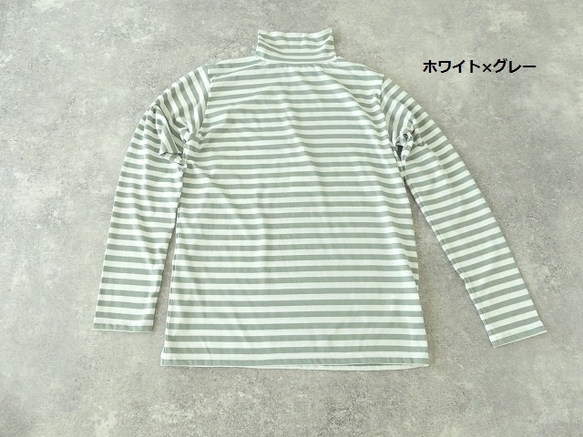 Veritecoeur(ヴェリテクール) TCボーダーハイネックカットソーの商品画像10