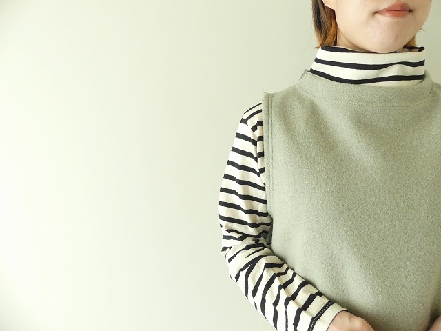 NATURAL LAUNDRY(ナチュラルランドリー) ウールリングボトルネックベストの商品画像4