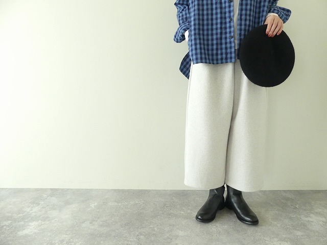 NATURAL LAUNDRY(ナチュラルランドリー) ウールリングワイドエッグパンツの商品画像6