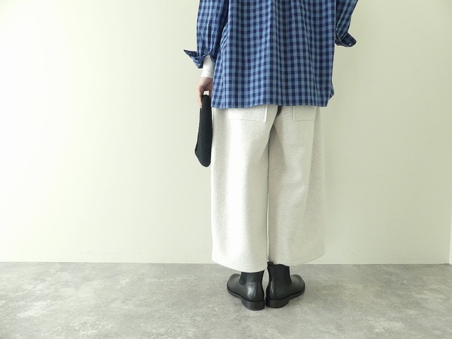 NATURAL LAUNDRY(ナチュラルランドリー) ウールリングワイドエッグパンツの商品画像9