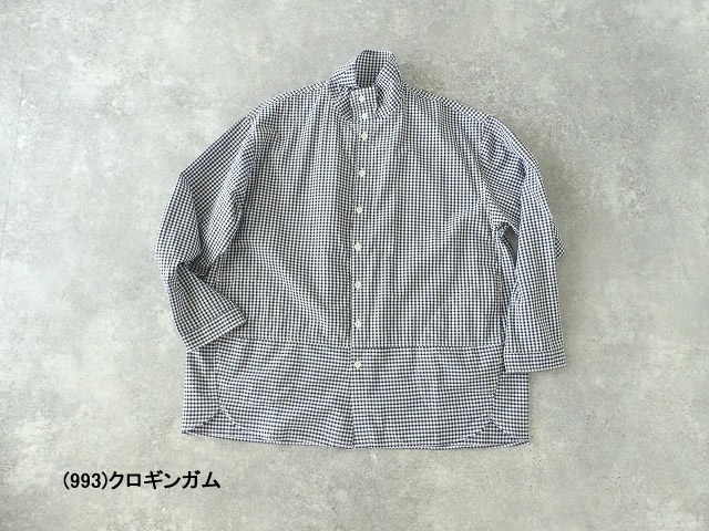 grin(グリン) ブロード ハイカラーシャツの商品画像11