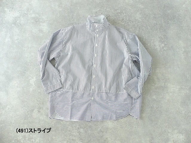 grin(グリン) ブロード ハイカラーシャツの商品画像9