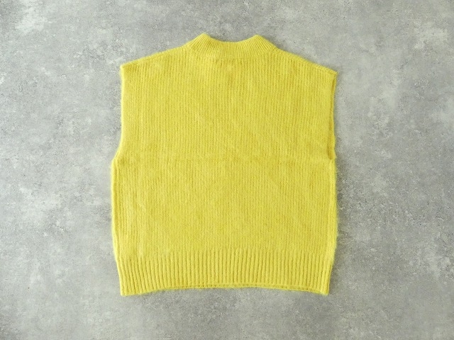 maomade(マオメイド) ふわふわあぜ編みモックネックベストの商品画像11