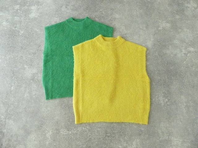maomade(マオメイド) ふわふわあぜ編みモックネックベストの商品画像14