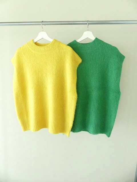 maomade(マオメイド) ふわふわあぜ編みモックネックベストの商品画像3