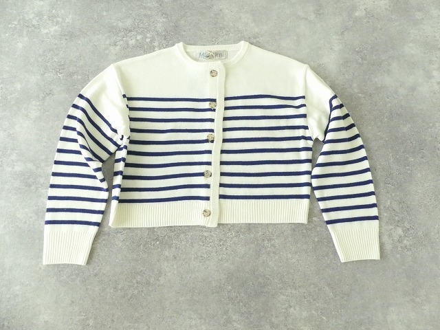MidiUmi(ミディウミ) ボーダークルーネックカーディガンの商品画像12