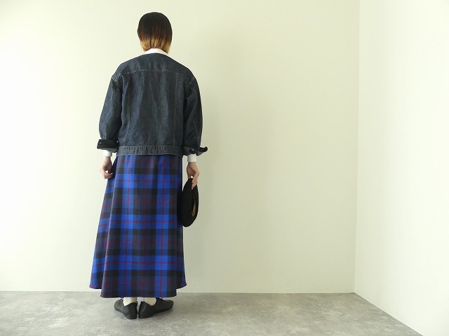 O’NEIL OF DUBLIN(オニールオブダブリン) WORSTED WOOL GATHER FLARED SKIRTの商品画像10