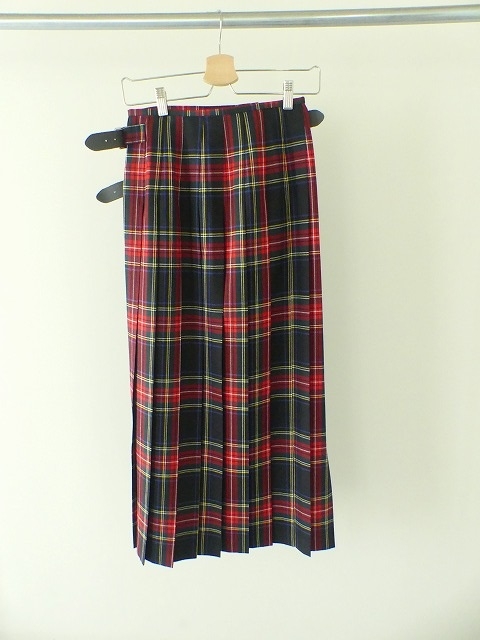 O’NEIL OF DUBLIN(オニールオブダブリン) タータンロングキルトレザーベルトスカートの商品画像14