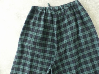 SARAHWEAR(サラウェア) Brushed Linen タータンワイドパンツの商品画像30