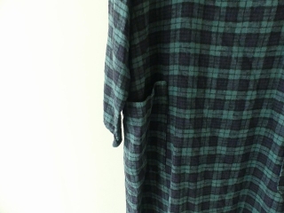 SARAHWEAR(サラウェア) Brushed Linen タータンヘンリーネックドレスの商品画像22
