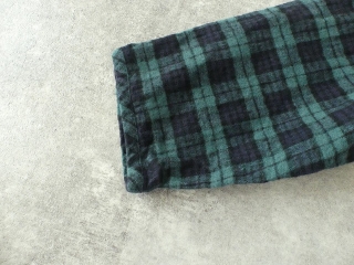 SARAHWEAR(サラウェア) Brushed Linen タータンヘンリーネックドレスの商品画像26