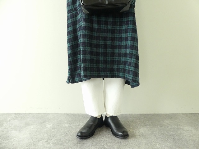 SARAHWEAR(サラウェア) Brushed Linen タータンヘンリーネックドレスの商品画像8
