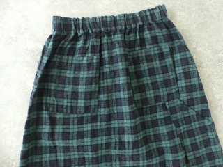 SARAHWEAR(サラウェア) Brushed Linen タータンペインタースカートの商品画像29