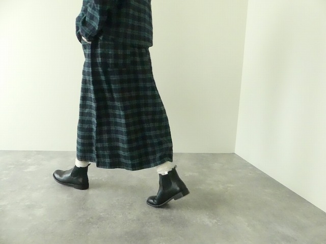 SARAHWEAR(サラウェア) Brushed Linen タータンペインタースカートの商品画像7