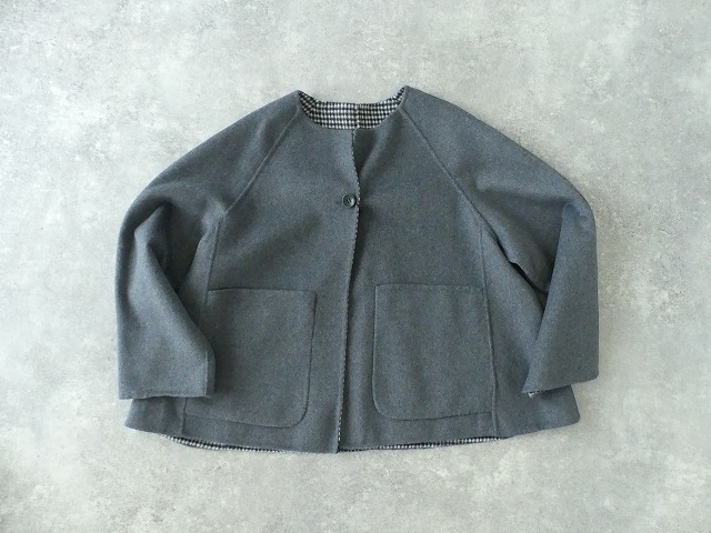 utilite BONDING WOOL リバーシブルAラインコートの商品画像16
