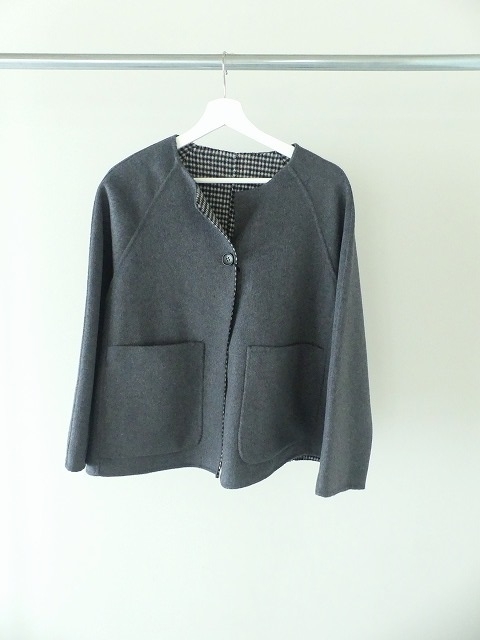 utilite BONDING WOOL リバーシブルAラインコートの商品画像3