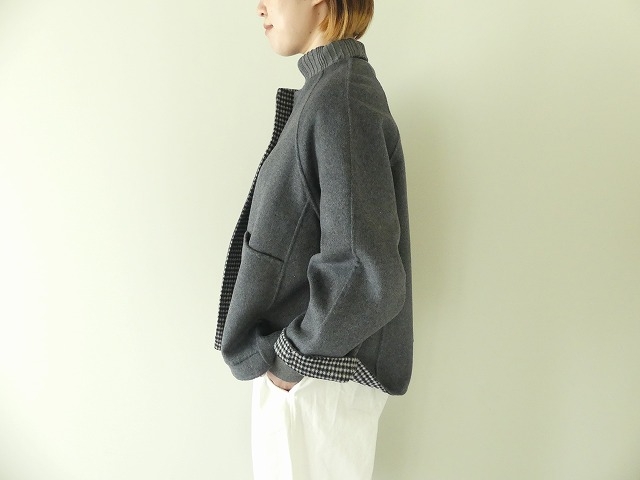utilite BONDING WOOL リバーシブルAラインコートの商品画像5