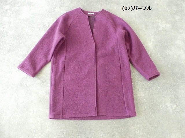NOMBRE IMPAIR(ノンブルアンペール) スライバーニットミドルコクーンコートの商品画像12