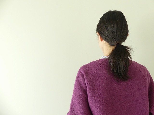 NOMBRE IMPAIR(ノンブルアンペール) スライバーニットミドルコクーンコートの商品画像8