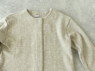 NOMBRE IMPAIR(ノンブルアンペール) スラブヘリンボーンノーカラーカーデの商品画像23