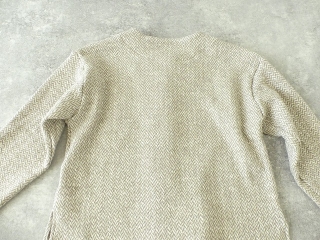 NOMBRE IMPAIR(ノンブルアンペール) スラブヘリンボーンノーカラーカーデの商品画像32