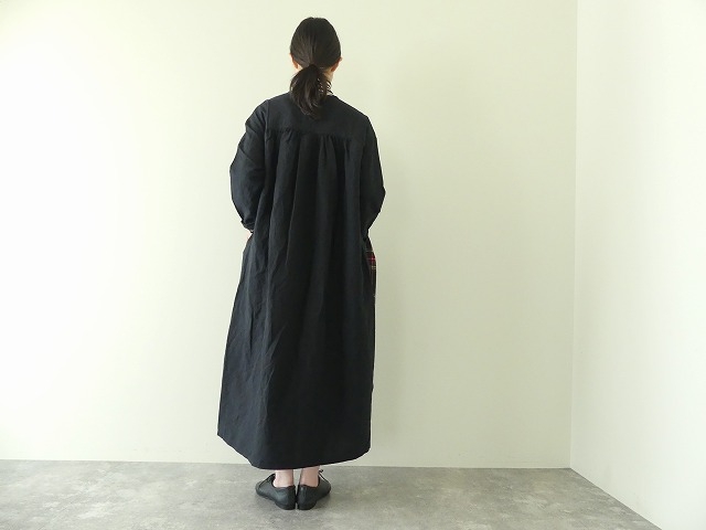 homspun(ホームスパン) コットンリネンツイルPOワンピースの商品画像11