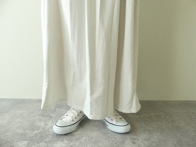 homspun(ホームスパン) コットンウールバルキーツイルギャザースカートの商品画像5