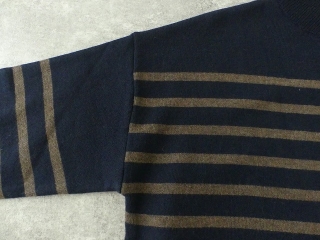 maomade(マオメイド) メリノウール混パネルボーダーちらっと配色カーディガンの商品画像32