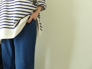MidiUmi(ミディウミ) デニムジャージトラックパンツ　denim jersey track pantsの商品画像21