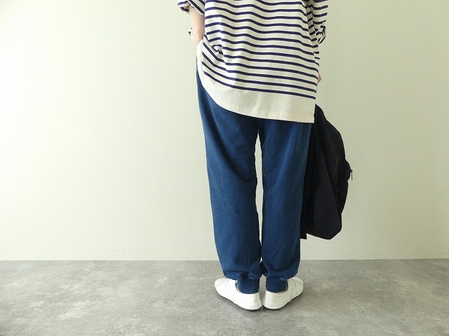 MidiUmi(ミディウミ) デニムジャージトラックパンツ　denim jersey track pantsの商品画像5