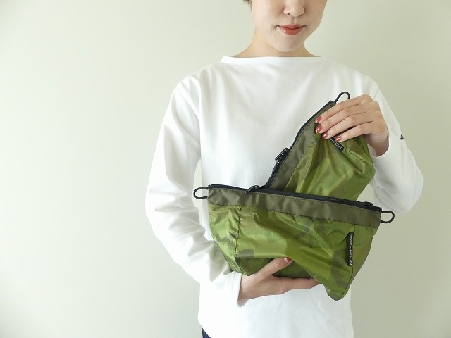 BAGnNOUN(バッグンナウン)  TRAVEL POUCH　RIP CAMO　Sサイズの商品画像1